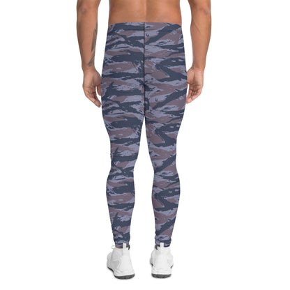 Serbian Tiger Stripe Police CAMO Mens Leggings