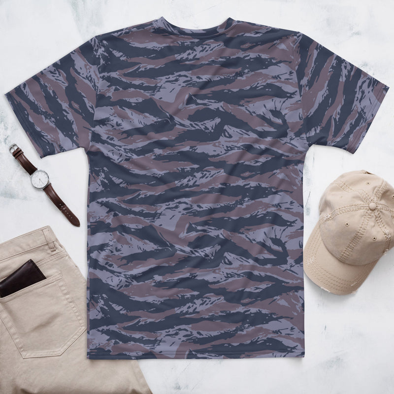 Tiger Stripe Balkan Blue CAMO Mens T-Shirt