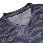 Tiger Stripe Balkan Blue CAMO Unisex Basketball Jersey