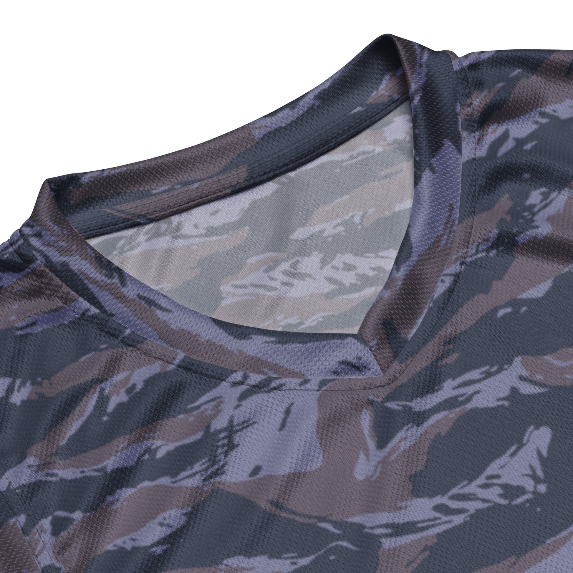 Serbian Tiger Stripe Police CAMO Unisex Basketball Jersey