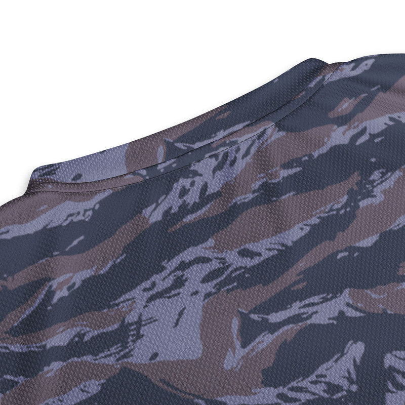 Tiger Stripe Balkan Blue CAMO Unisex Sports Jersey