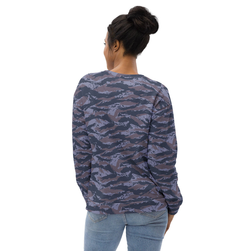 Tiger Stripe Balkan Blue CAMO Unisex Sweatshirt