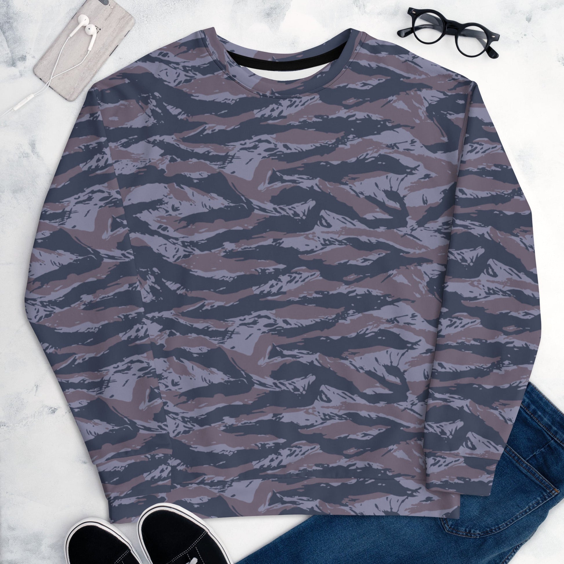 Serbian Tiger Stripe Police CAMO Unisex Sweatshirt