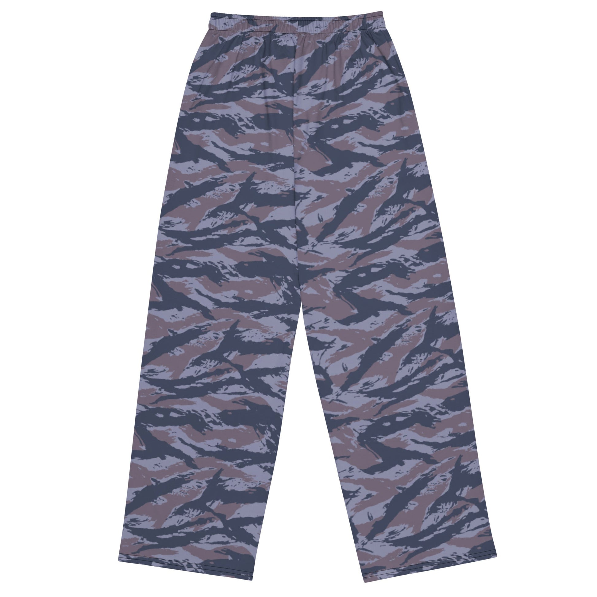 Serbian Tiger Stripe Police CAMO Unisex Wide-Leg Leisure Pants
