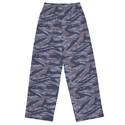 Serbian Tiger Stripe Police CAMO Unisex Wide-Leg Leisure Pants