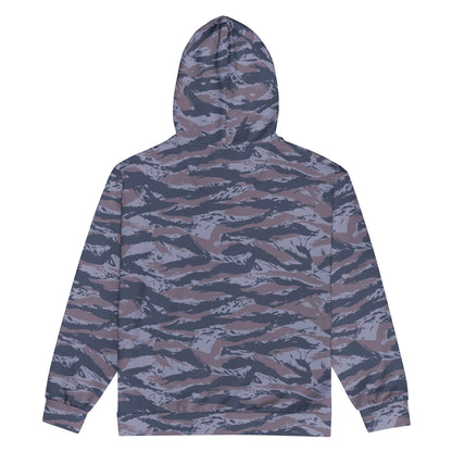 Serbian Tiger Stripe Police CAMO Unisex Zip Hoodie