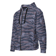 Tiger Stripe Balkan Blue CAMO Unisex Zip Hoodie