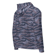 Tiger Stripe Balkan Blue CAMO Unisex Zip Hoodie