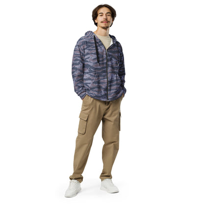 Serbian Tiger Stripe Police CAMO Unisex Zip Hoodie