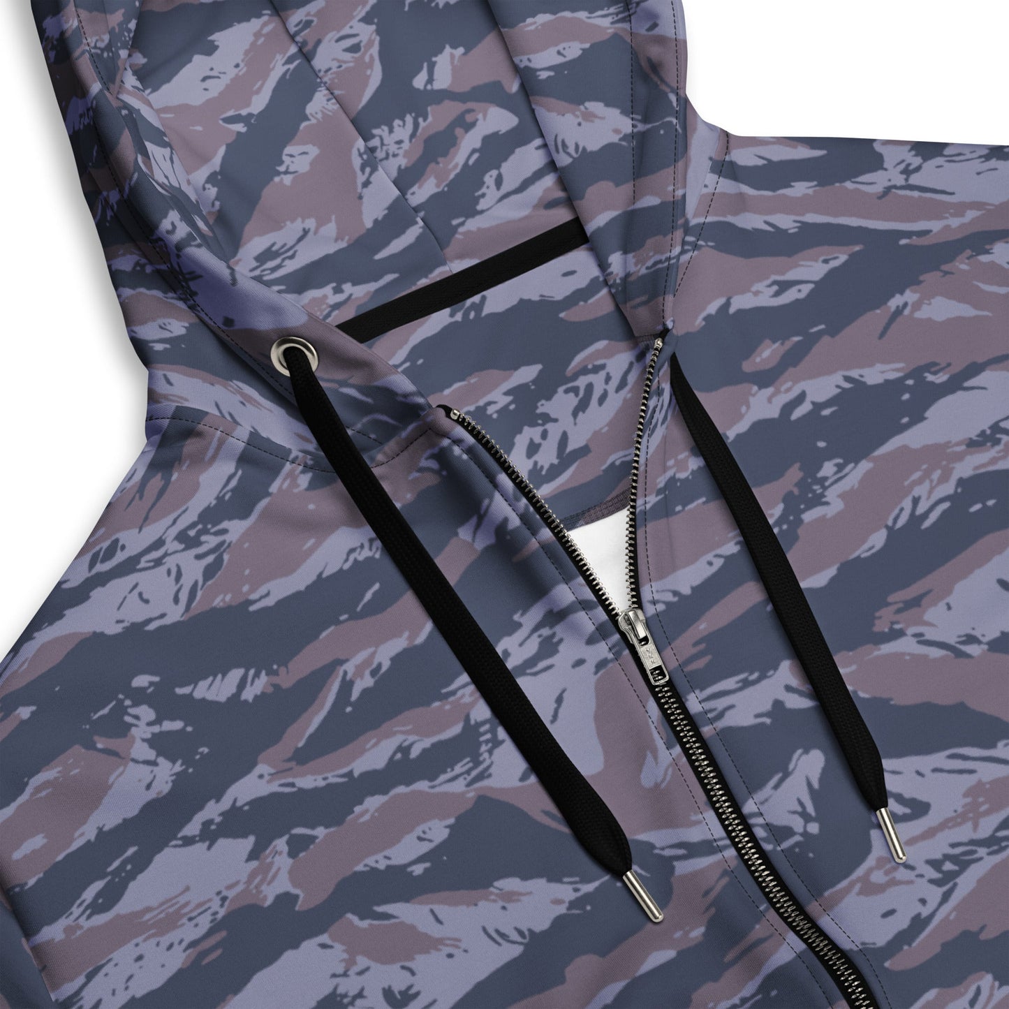 Serbian Tiger Stripe Police CAMO Unisex Zip Hoodie