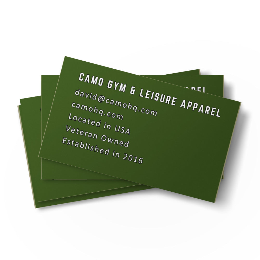 CAMO HQ Set of business cards