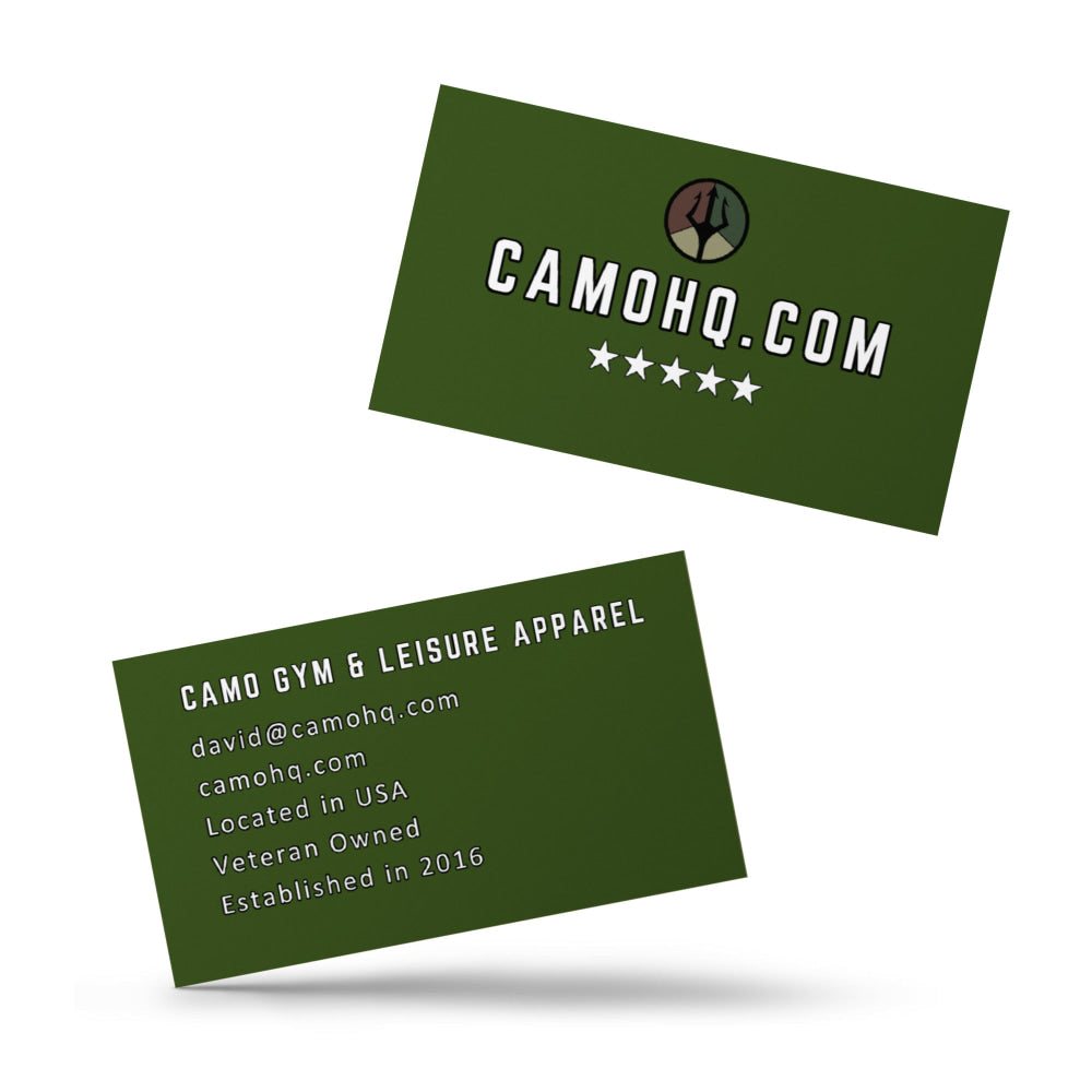 CAMO HQ Set of business cards - 50 pieces