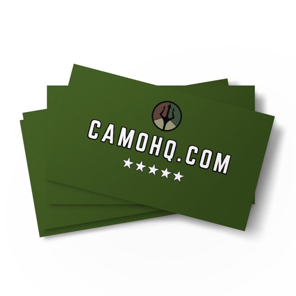 CAMO HQ Set of business cards