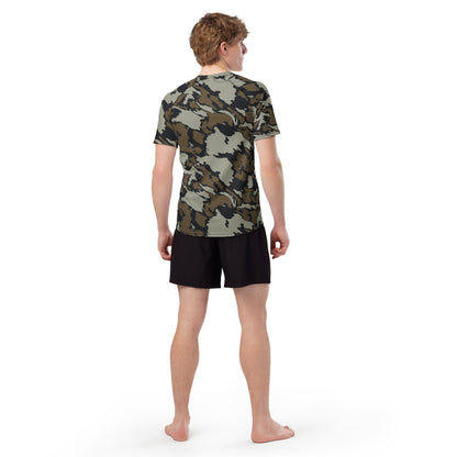 Shadow Timber CAMO Mens Short-Sleeve Rash Guard - Short-sleeve Guards