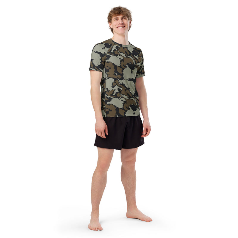 Shadow Timber CAMO Mens Short-Sleeve Rash Guard - SS