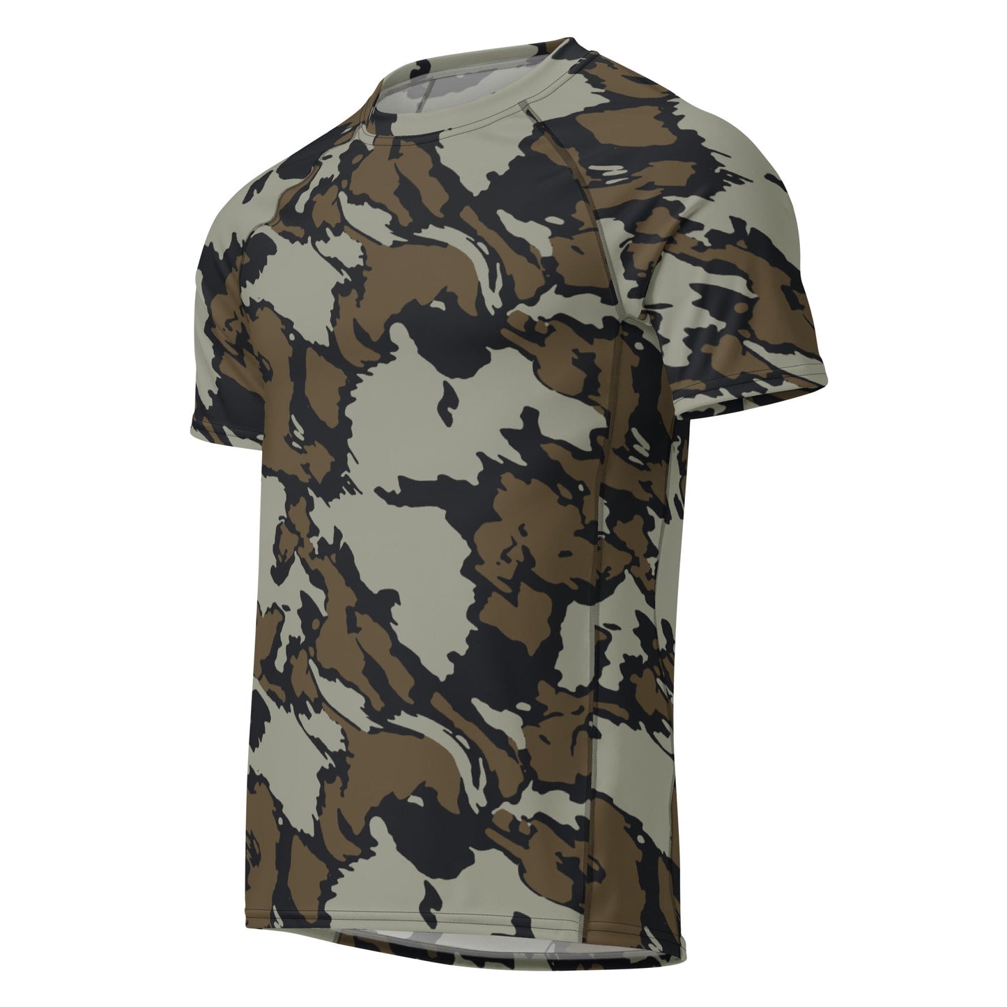 Shadow Timber CAMO Mens Short-Sleeve Rash Guard - Short-sleeve Guards