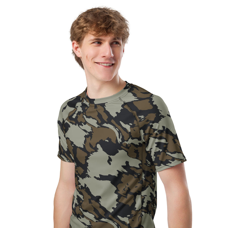 Shadow Timber CAMO Mens Short-Sleeve Rash Guard - SS
