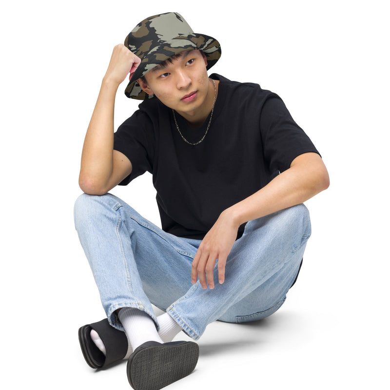 Shadow Timber CAMO Reversible Bucket Hat - Head
