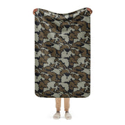Shadow Timber CAMO Sherpa Blanket - 37″×57″