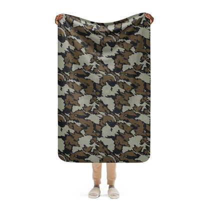 Shadow Timber CAMO Sherpa blanket - 37″×57″ - Blankets