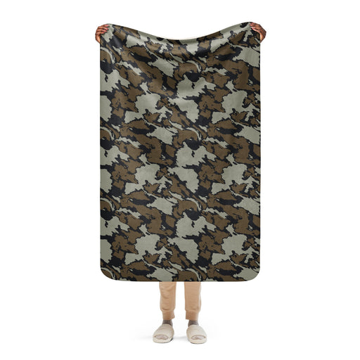 Shadow Timber CAMO Sherpa Blanket - 37″×57″