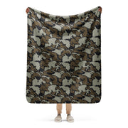 Shadow Timber CAMO Sherpa Blanket - 50″×60″
