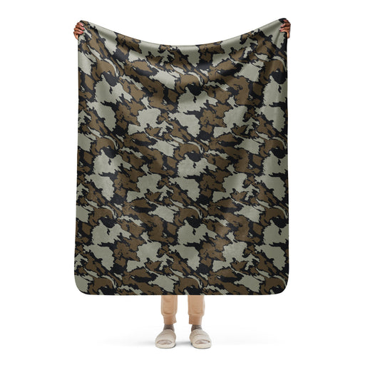 Shadow Timber CAMO Sherpa Blanket - 50″×60″