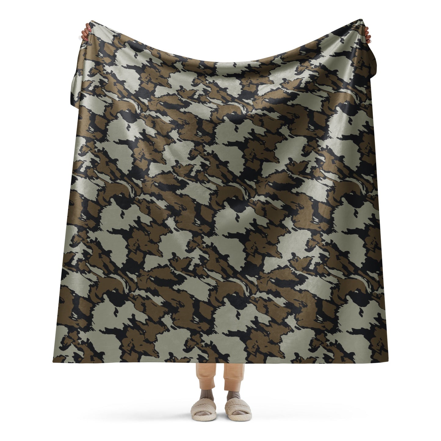 Shadow Timber CAMO Sherpa blanket - 60″×80″ - Blankets