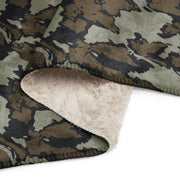 Shadow Timber CAMO Sherpa Blanket