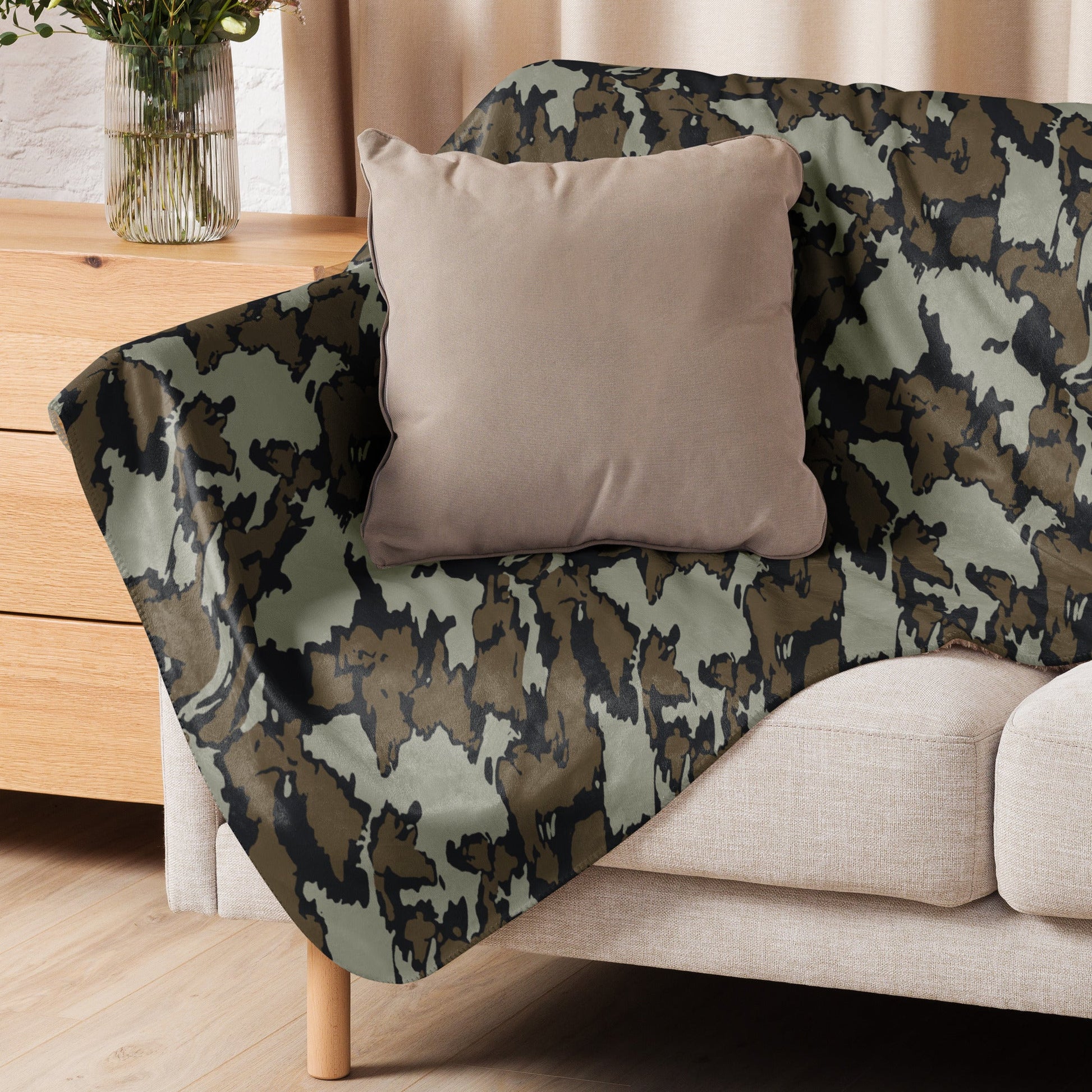 Shadow Timber CAMO Sherpa blanket - Blankets