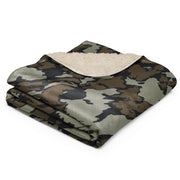 Shadow Timber CAMO Sherpa Blanket