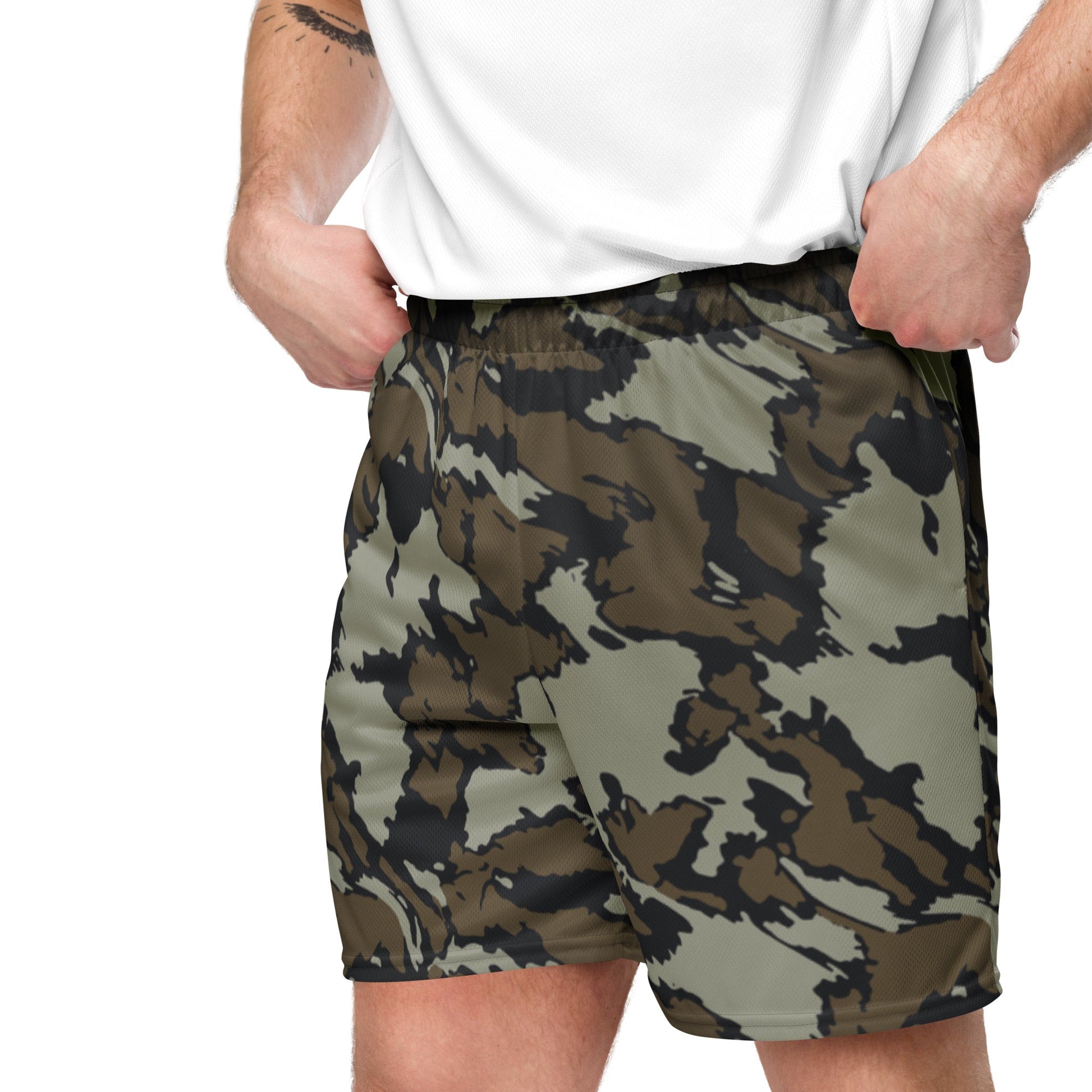 Shadow Timber CAMO Unisex Mesh Shorts