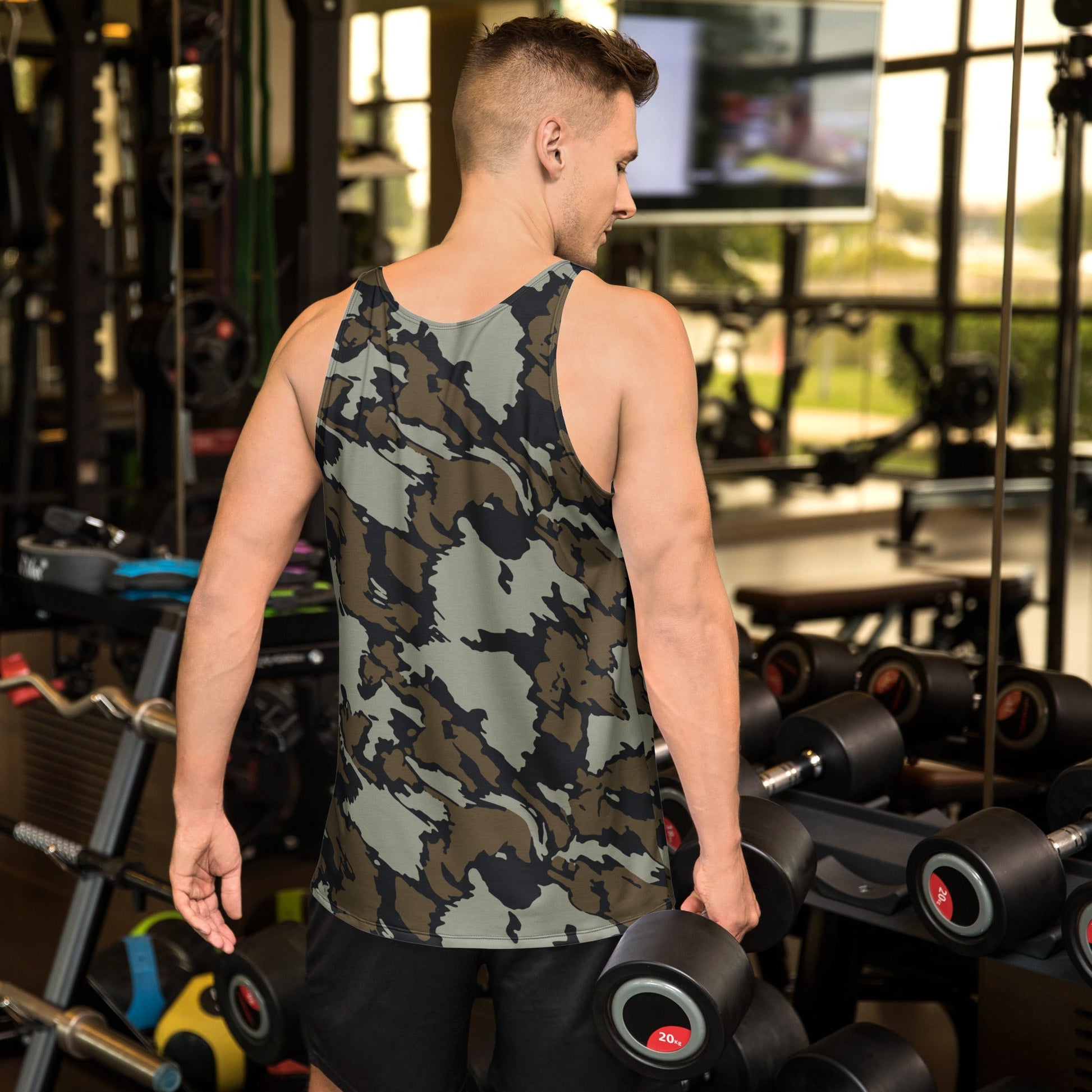 Shadow Timber CAMO Unisex Tank Top - Tops