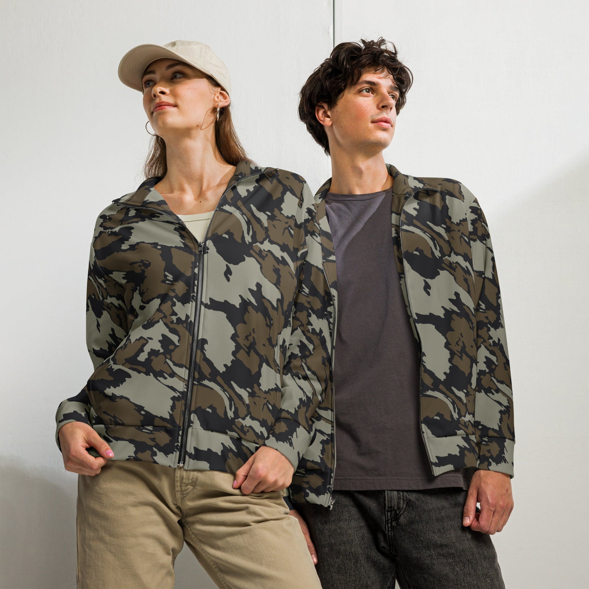 Shadow Timber CAMO Unisex track jacket - 2XS - Track Jackets