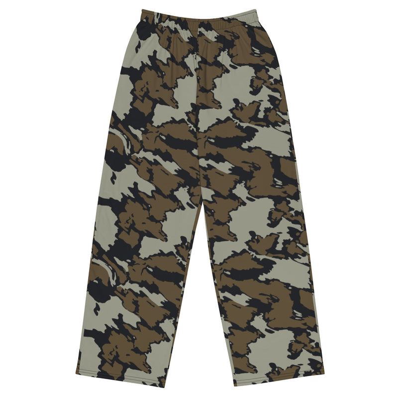 Shadow Timber CAMO Unisex Wide-Leg Leisure Pants - 2XS - Pant