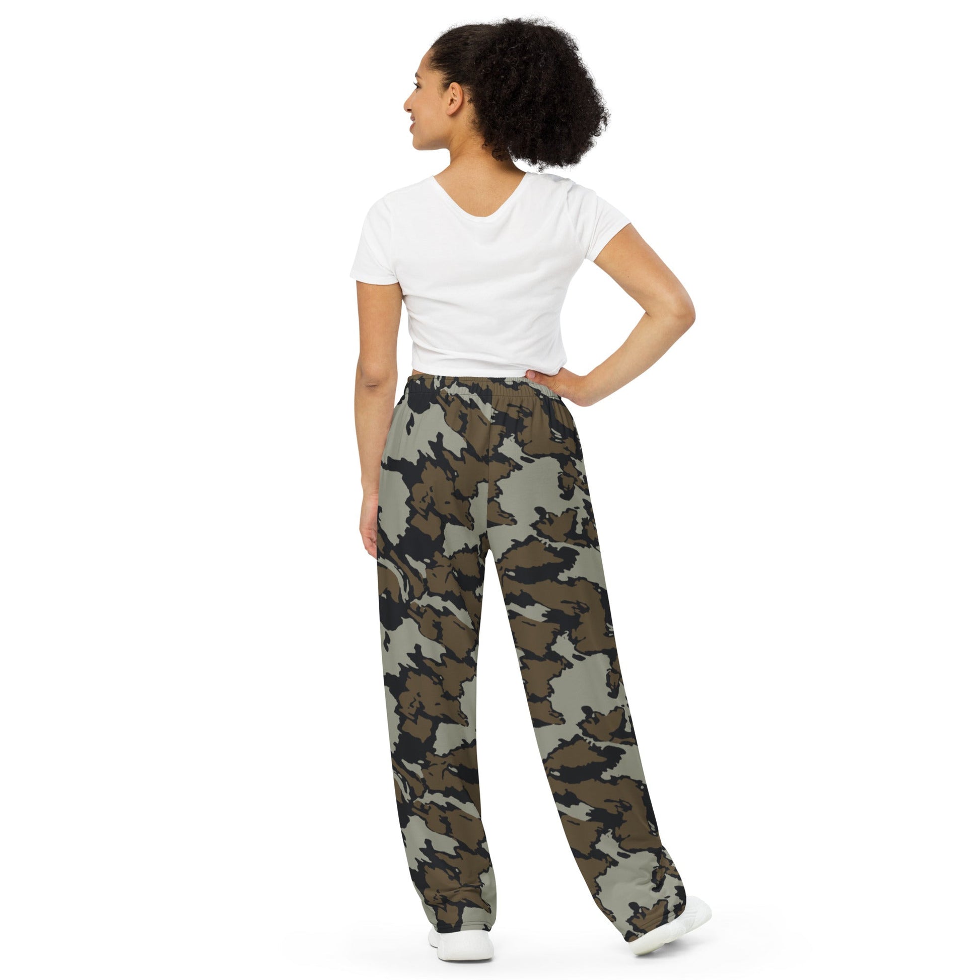 Shadow Timber CAMO unisex wide-leg pants - Wide-leg Pants