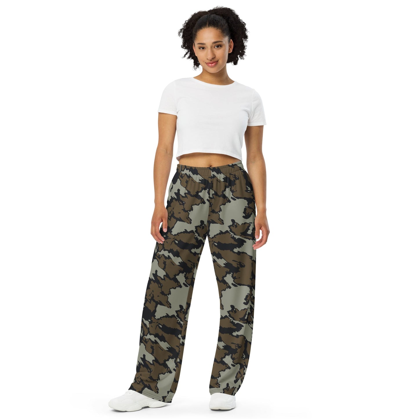 Shadow Timber CAMO unisex wide-leg pants - Wide-leg Pants