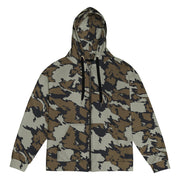 Shadow Timber CAMO Unisex Zip Hoodie - 2XS