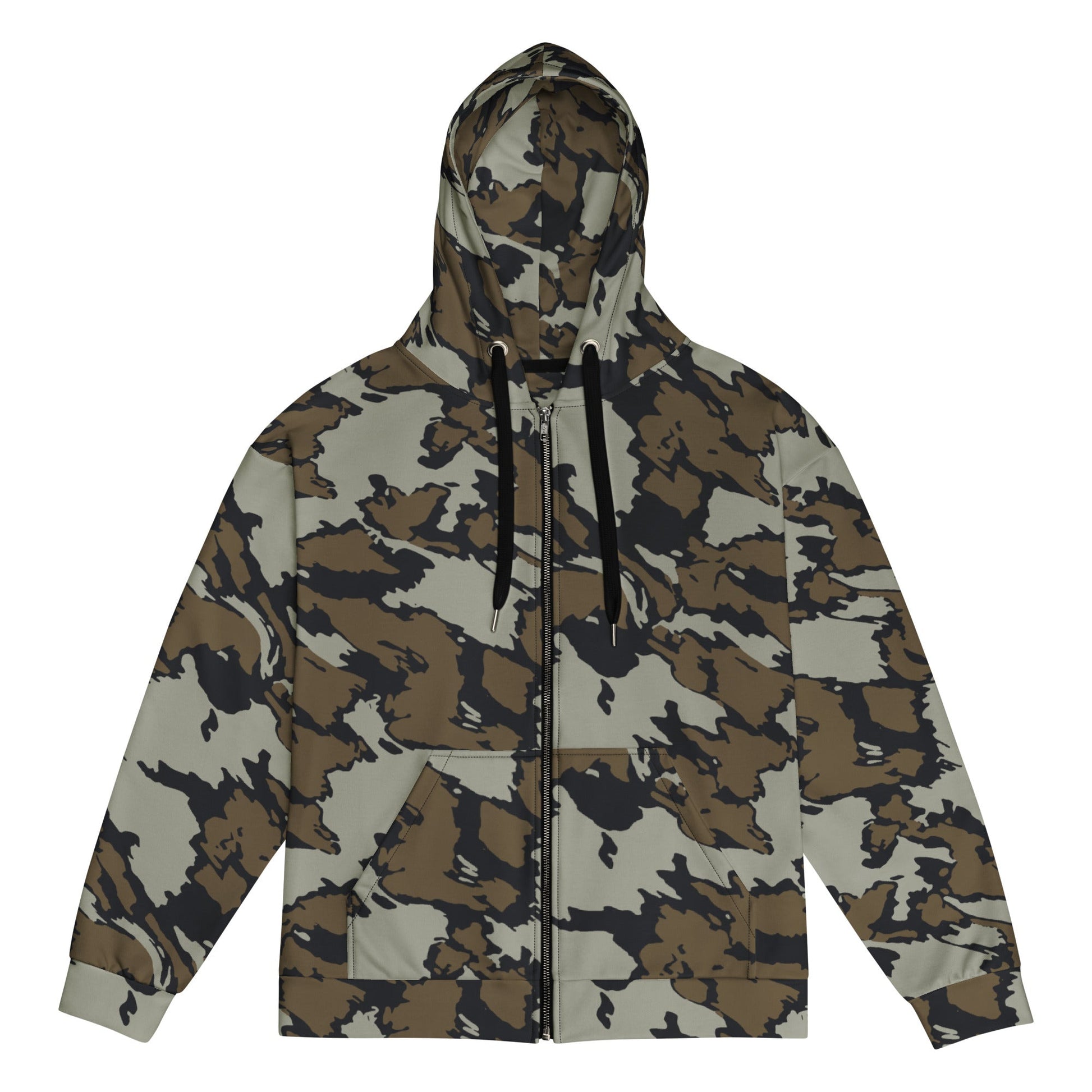 Shadow Timber CAMO Unisex zip hoodie - 2XS - Zip Hoodies