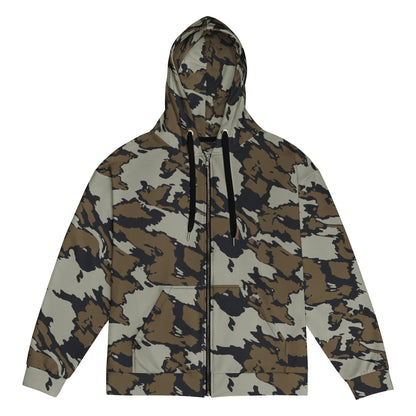 Shadow Timber CAMO Unisex zip hoodie - 2XS - Zip Hoodies