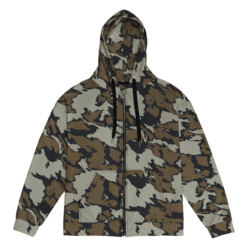 Shadow Timber CAMO Unisex Zip Hoodie - 2XS