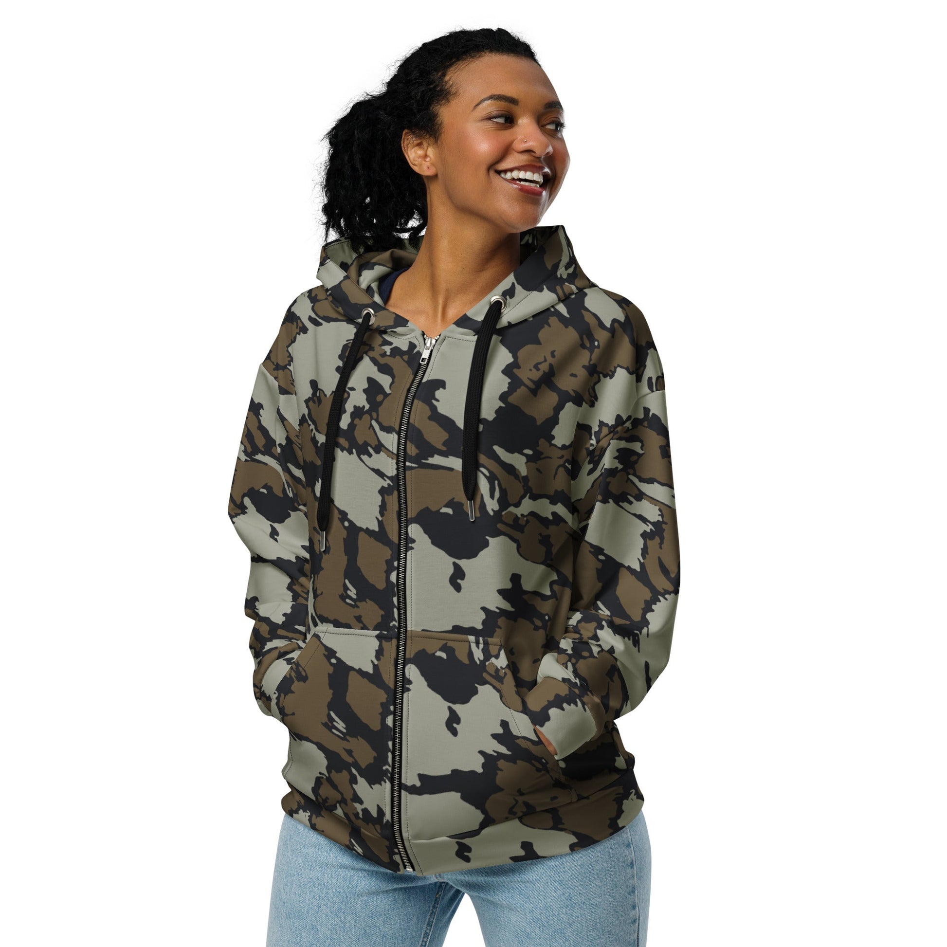 Shadow Timber CAMO Unisex zip hoodie - Zip Hoodies