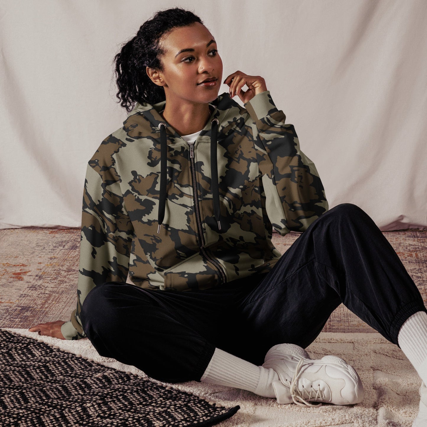 Shadow Timber CAMO Unisex zip hoodie - Zip Hoodies