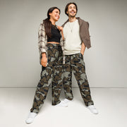 Shadow Timber CAMO Unisex Wide-Leg Joggers - 2XS