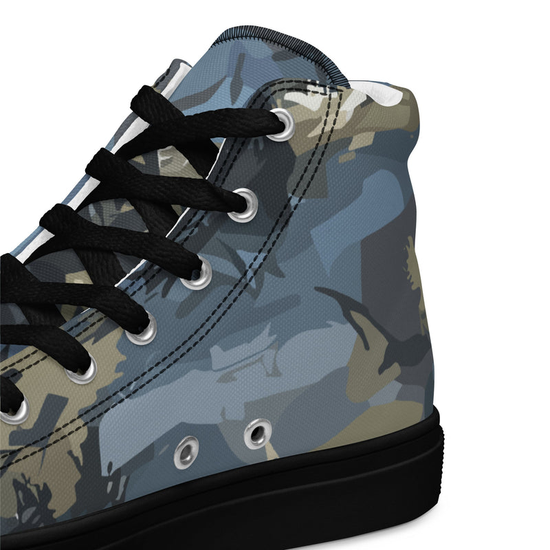 Skyhammer Close Air Support CAMO Mens High-Top Canvas Shoes