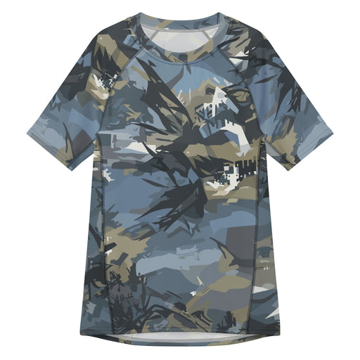 Skyhammer Close Air Support CAMO Mens Short-Sleeve Rash Guard - 2XS - SS