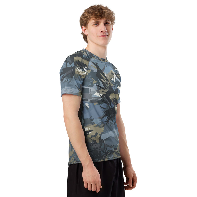 Skyhammer Close Air Support CAMO Mens Short-Sleeve Rash Guard - SS