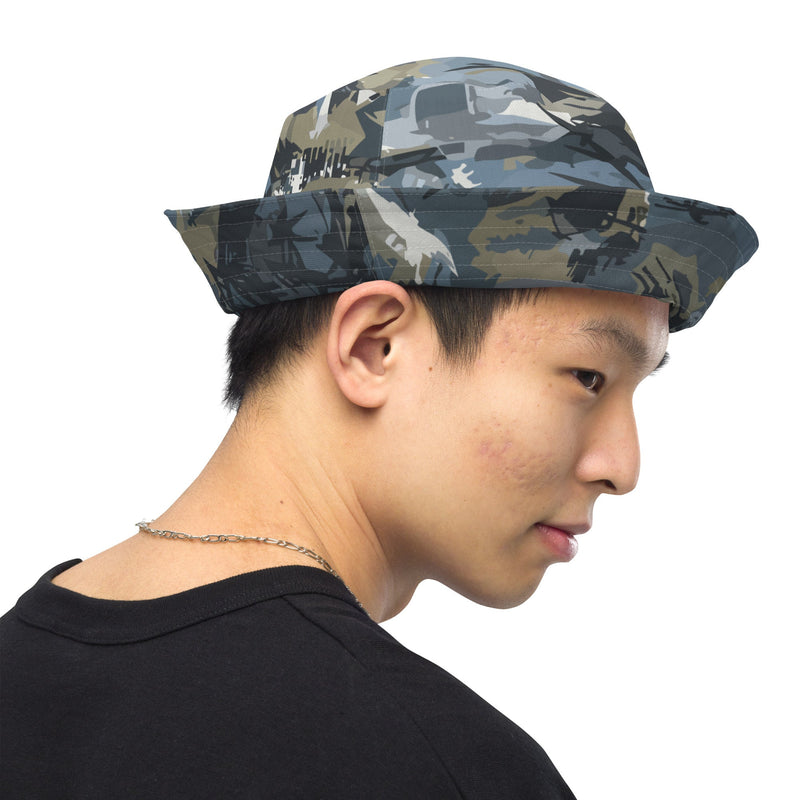 Skyhammer Close Air Support CAMO Reversible Bucket Hat - Head