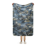 Skyhammer Close Air Support CAMO Sherpa Blanket - 37″×57″
