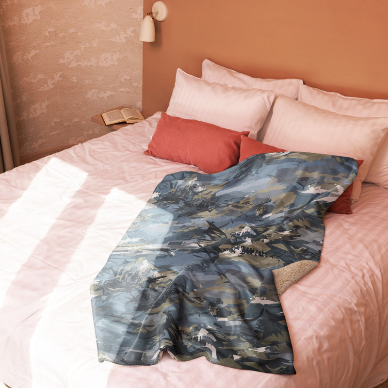 Skyhammer Close Air Support CAMO Sherpa Blanket
